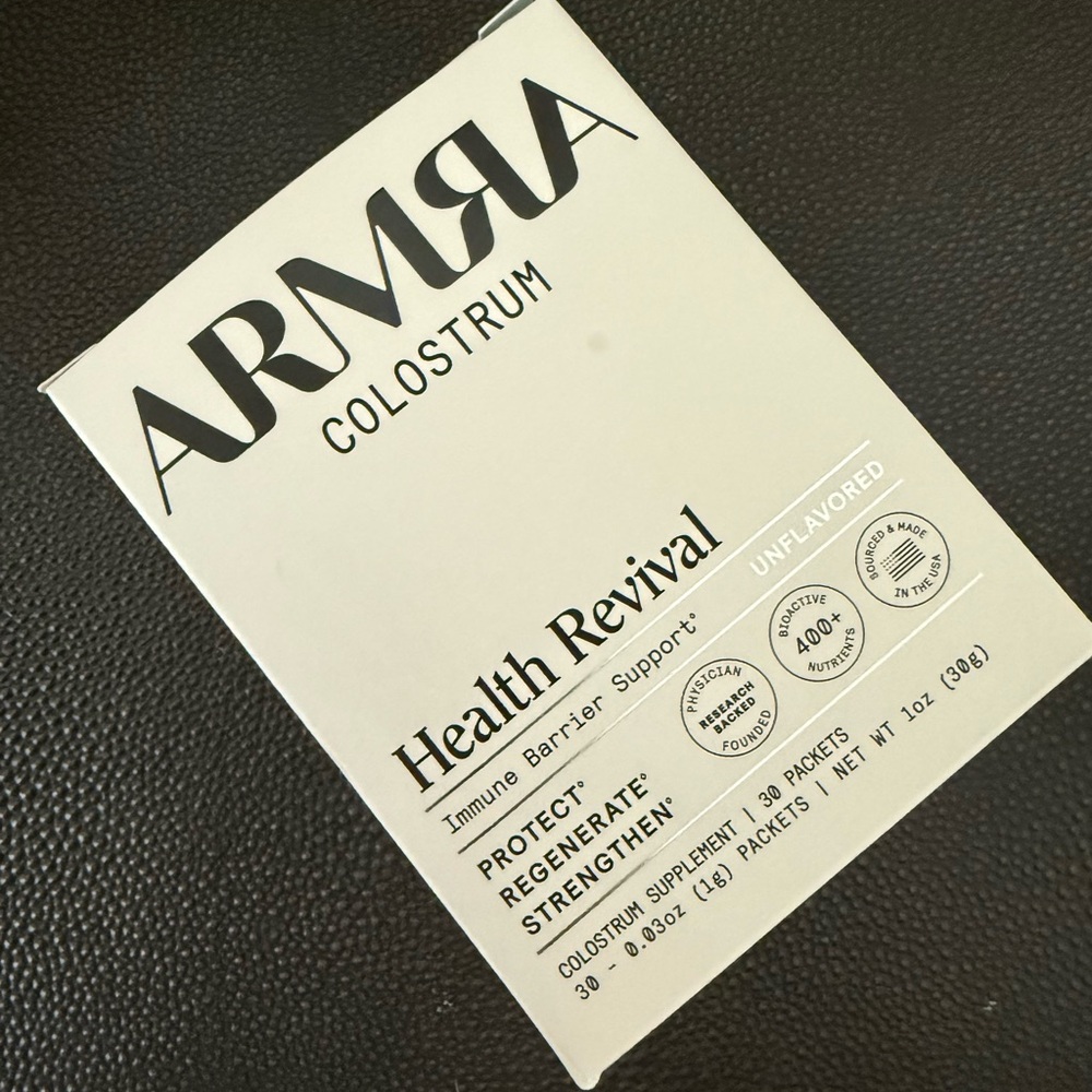 Armra Colostrum Health Revival Unflavored Travel Sticks 30 Pack - Picture 8 of 8